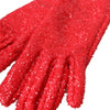 Dolce & Gabbana Red Lurex Fantasia Mid Arm Length Gloves