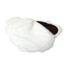 Dolce & Gabbana White Acrylic Knitted Fur Wrist Mitten Gloves