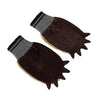 Dolce & Gabbana Beige Acrylic Knitted Fur Wrist Mitten Gloves