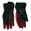 Dolce & Gabbana Black Red Nylon Wrist Length Gloves