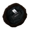 Dolce & Gabbana Brown Weasel Fur Womens Cashmere Hat Beanie