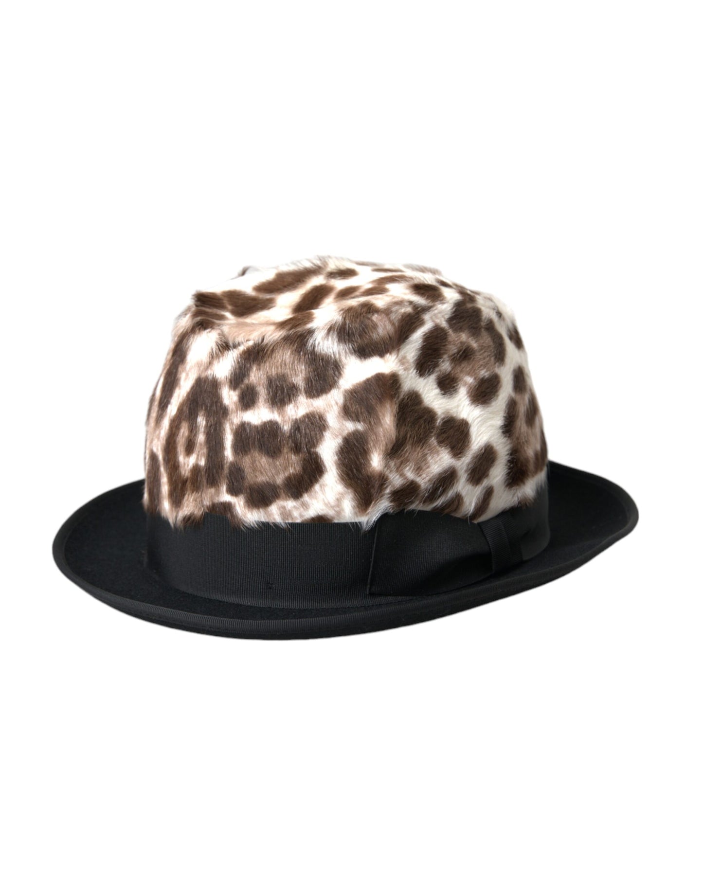 Dolce & Gabbana Multicolor Leopard Women Fedora Hat