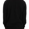 Daniele Alessandrini Elegant Black Cotton Crewneck Sweater