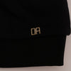 Daniele Alessandrini Elegant Black Cotton Crewneck Sweater