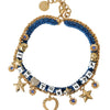 Dolce & Gabbana Gold Tone Brass Chain Iam The Star Bracelet