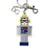 Dolce & Gabbana Multicolor Astronaut Space Metal Logo Keyring Keychain