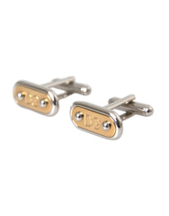 Silver Gold Plated Metal Brass Pin Cufflinks