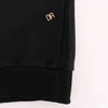 Daniele Alessandrini Elegant Black Cotton Hooded Sweater