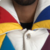 Dolce & Gabbana Multicolor Windbreaker Puffer Jacket Men