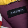 Dolce & Gabbana Multicolor Windbreaker Puffer Jacket Men