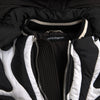 Dolce & Gabbana Black White Stripes Hooded Puffer Jacket