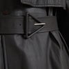 Bottega Veneta Black Matte Waterproof Leather Coat Jacket