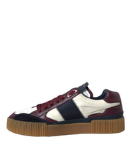 Dolce & Gabbana Multicolor Miami Leather Low Top Sneakers Shoes