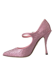 Pink Strass Crystal Heels Pumps Shoes