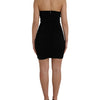 Dolce & Gabbana Black Cut Out Sleeveless Bodycon Mini Dress