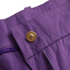 BENCIVENGA Purple Cotton MidWaist Straight Cropped Pants