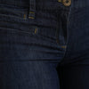 PLEIN SUD Dark Blue Cotton Bootcut Denim Jeans