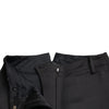 Ermanno Scervino Black High Waist Capri Cropped Pants