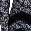 Just Cavalli Blue Floral Lace Long Sleeves Top Underwear Blouse