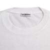 Balenciaga White Cotton Crew Neck Short Sleeves T-shirt