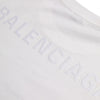 Balenciaga White Cotton Crew Neck Short Sleeves T-shirt