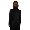 Made in Italy Black Wool Vergine Suits & Blazer