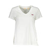 Levi's White Cotton Women T-Shirt