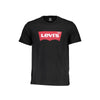 Levi's Black Cotton Men T-Shirt