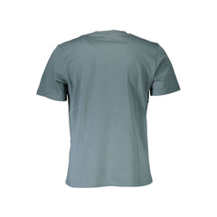 Green Cotton Men T-Shirt