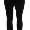 Dolce & Gabbana Elegant Black Cashmere Silk Stretch Pants