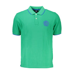 Green Cotton Polo Shirt