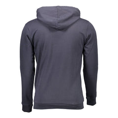 Blue Cotton Men Sweater