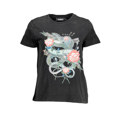 Desigual Black Cotton Women Top