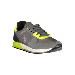 U.S. POLO ASSN. Gray Polyester Men Sneaker