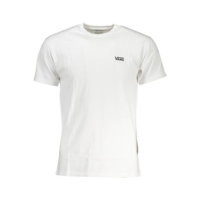 Vans White Cotton Men T-Shirt