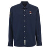 La Martina Blue Cotton Men Shirt