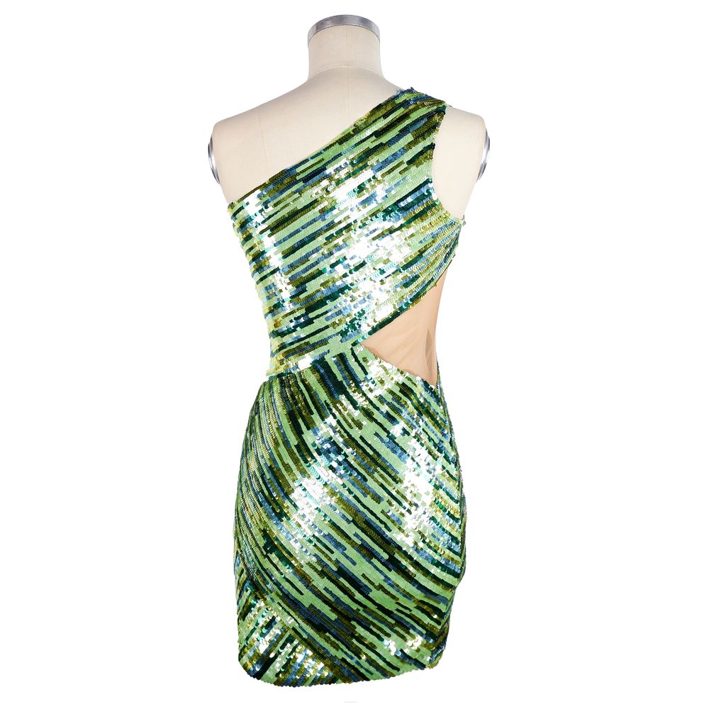 Elisabetta Franchi Green Polyamide Women Dress