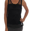 Dolce & Gabbana Elegant Black Lace Sleeveless Cami Blouse