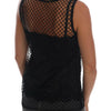 Dolce & Gabbana Elegant Black Lace Sleeveless Cami Blouse