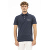 Baldinini Trend Blue Cotton Men Polo Shirt