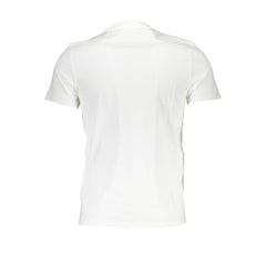 White Cotton Men T-Shirt