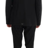 Dolce & Gabbana Elegant Black Wool Three-Piece Suit