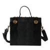 Dolce & Gabbana Black Lizard Embossed Calfskin Leather Double Box Bag