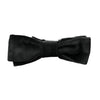 Dolce & Gabbana Black Velvet Cotton Adjustable Neck Men Bow Tie