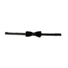 Dolce & Gabbana Black Velvet Cotton Adjustable Neck Men Bow Tie