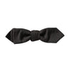 Dolce & Gabbana Black Silk Adjustable Neck Men Bow Tie