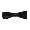 Dolce & Gabbana Black Silk Patterned Adjustable Neck Men Bow Tie