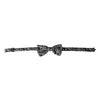 Dolce & Gabbana Black Floral Silk Adjustable Neck Men Bow Tie