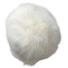 Dolce & Gabbana White Acrylic Fur Womens Bucket Hat