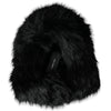 Dolce & Gabbana Black Faux Fur Whole Head Wrap Hat